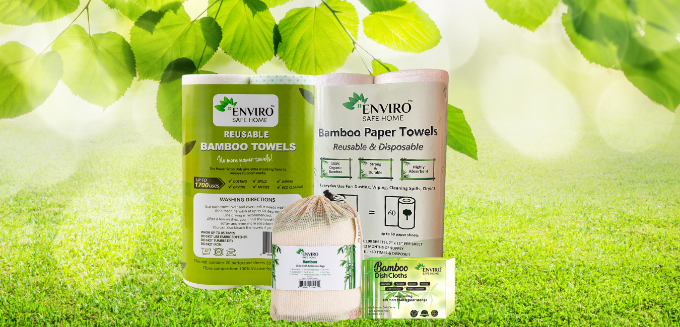 Bamboo Dish Pad & Wiping Cloth – Go Green Hong Kong