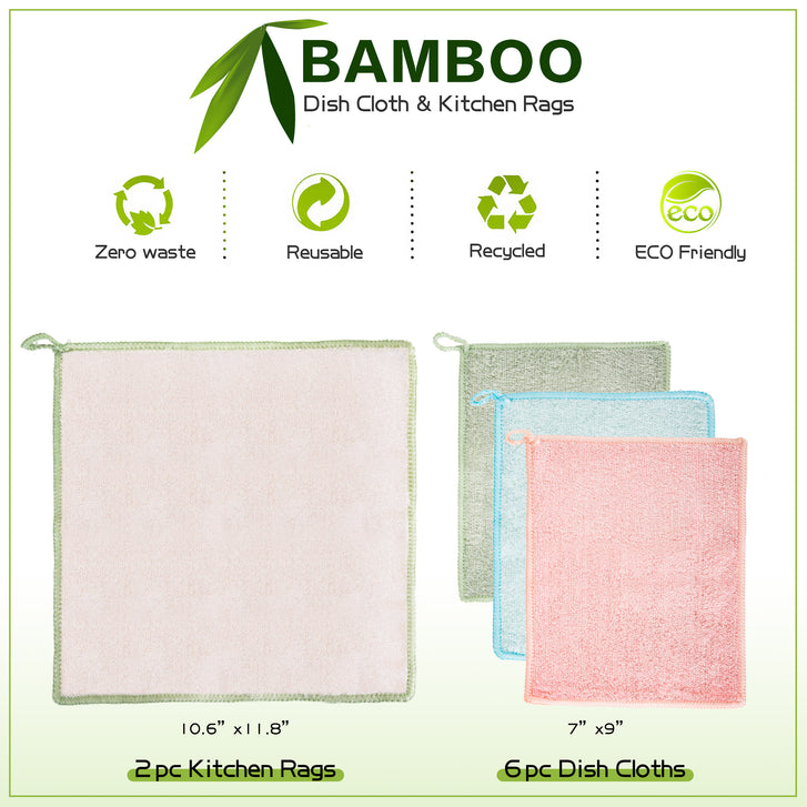 Cleaning Cloth Dish Cloth Bamboo Dish Cloth Bamboo Cloth 